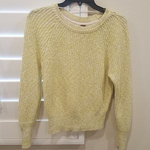FREE PEOPLE Sweater Cotton Linen XS